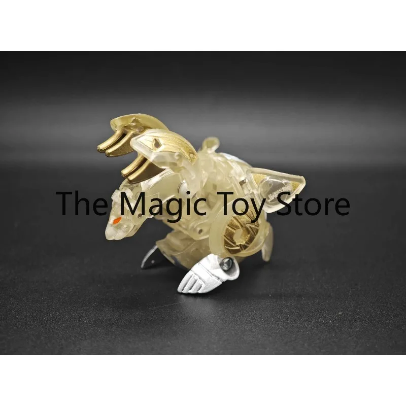 Фото Оригинальная коллекционная фигурка Sega Toys Split Walking Bug Bakugan с прозрачным корпусом, металлическими ножками и маркировкой G на голове, трансформируемая, для демонстрации №1