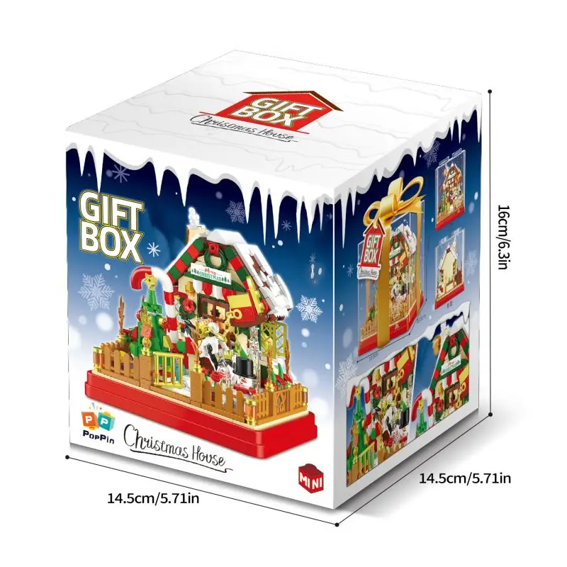 654 шт. Детский конструктор уличный вид