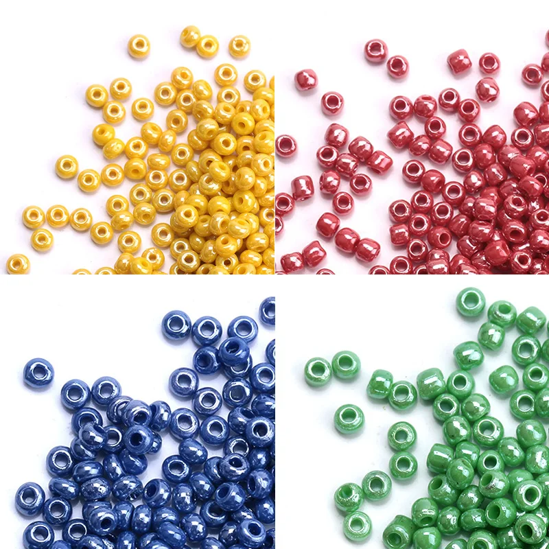 1500 шт Глянцевые одноцветные стеклянные бусины Круглые форменные прокладки для самостоятельного изготовления браслет бижутерия ручной работы ожерелья 1,88 мм 13/0