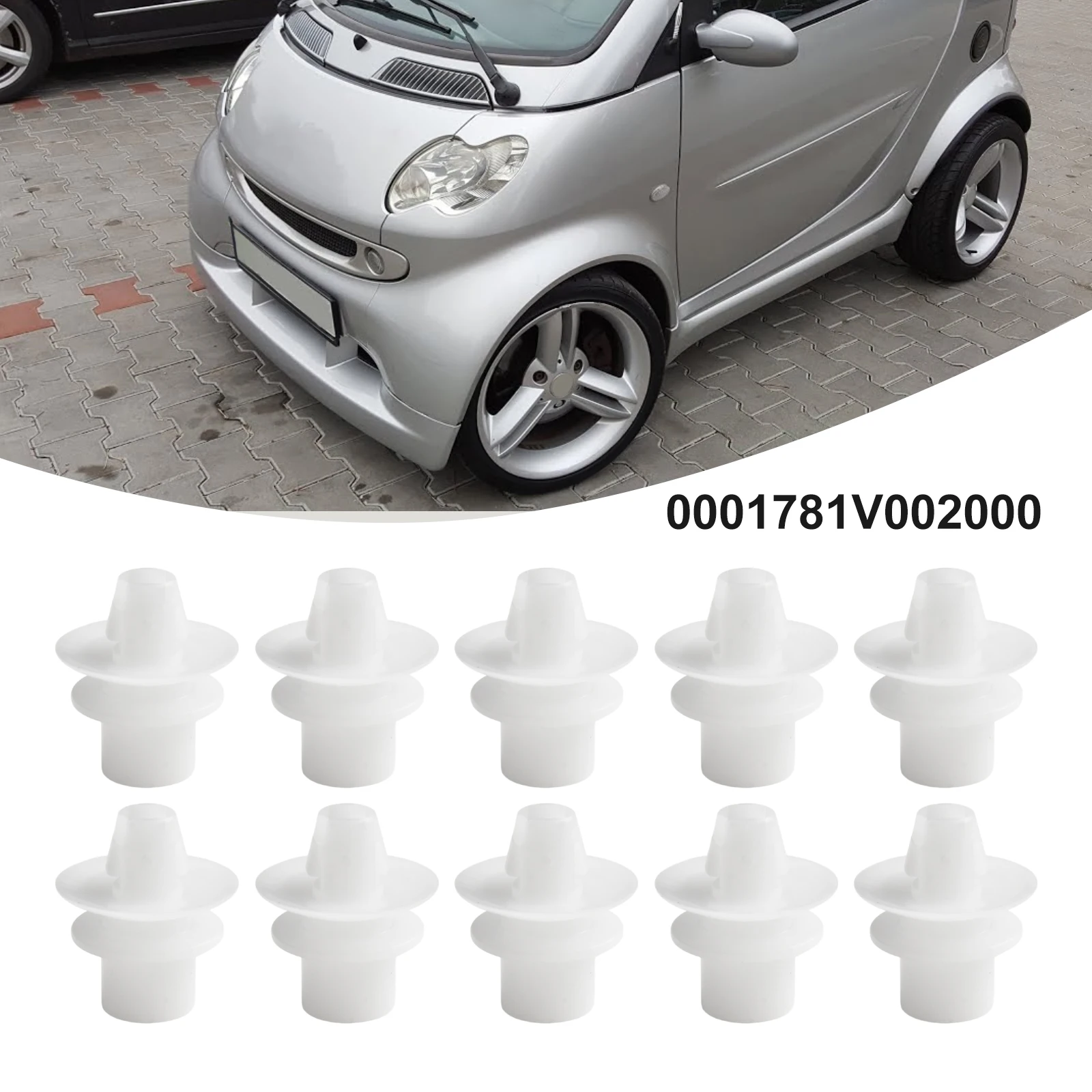 

10 шт. для Smart для Fortwo 450/451 для Cabrio Coupe, зажимы для брызговика заднего бампера, зажимы для арок колеса, зажимы для арок заднего бампера