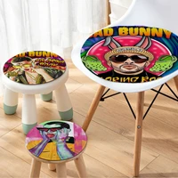rapper bad bunny simplicity multi color chair cushion soft office car seat comfort breathable 45x45cm chair mat pad
