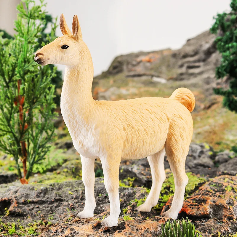 

Simulation Alpaca Figurines Farm Pasture Cute Animal Realistic Action Figures Funny Toys Models For Child Kids Birthday Gifts