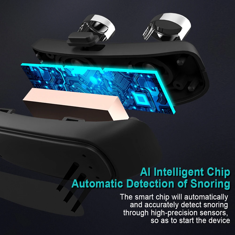 Умное устройство против храпа импульсное для предотвращения эффективное