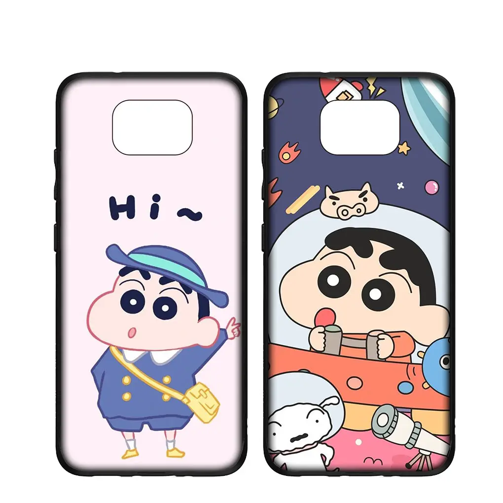 Чехол C-Crayon S-Shins C-Chans S-Shinchans для Samsung Galaxy Note 20 Ultra 10 8 9 S10 Lite S9 A6 A8 Plus A7 A9 A06 A16 M35