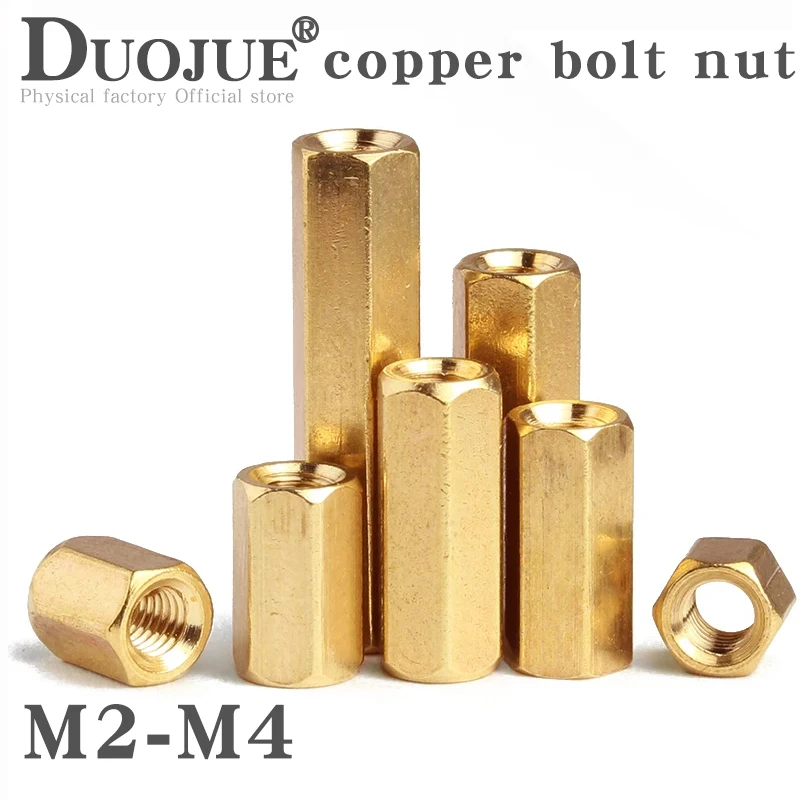 

15-50 шт., шестигранные латунные прокладки M2 M3 M4