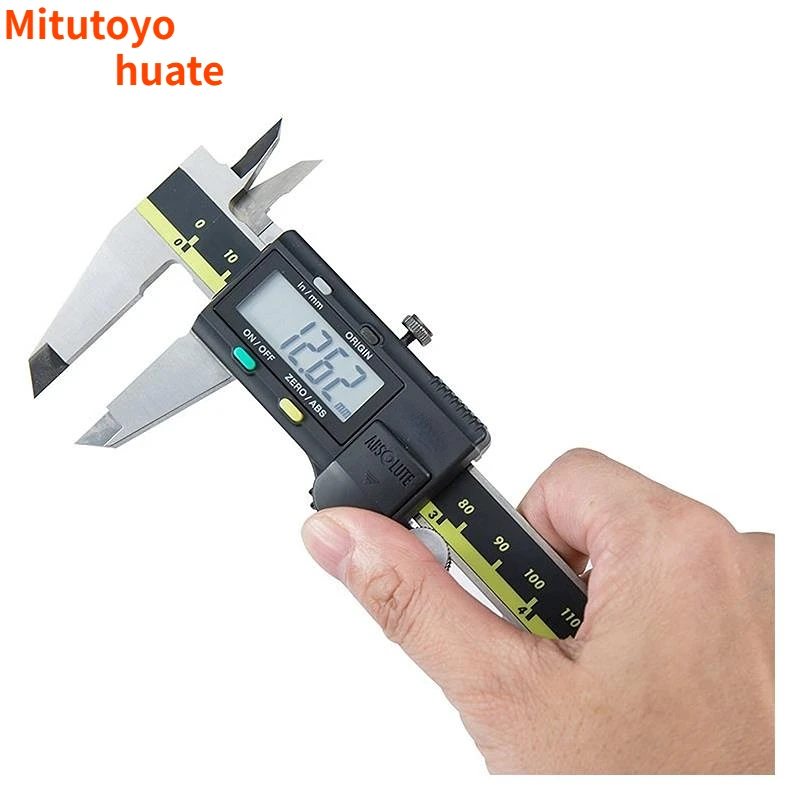 

Mitutoyo huate 6in 8in LCD Digital Caliper 150mm 200mm 300mm Vernier Calipers Gauge Electronic Stainless Steel Measuring Tool