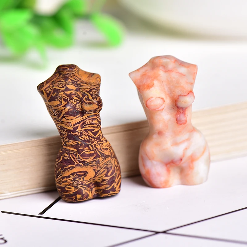 

Gem Sculpture Female Nude Art Room Decor Handmade DIY Gifts Home Decor Ornament Healing Crystal Point Witchcraft Aquarium gift