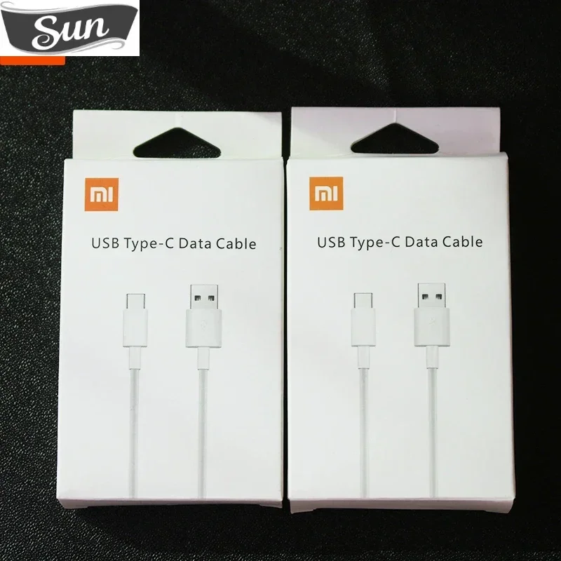 Оригинальный зарядный кабель Xiaomi 2A Type C 100 см шнур для быстрой зарядки MI 6X 8 9 SE CC9