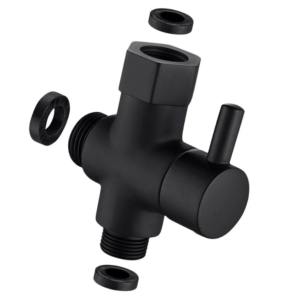 

3/8 Separator Shower Arm Diverter Durable Shower Switch Transfer Three-Way Gadget for Home Bathroom Hotel Toilet