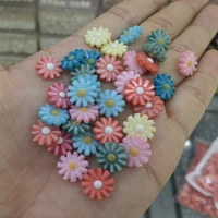 5pcs 12mm flower shape shell beads mix color loose spacer handmade shell bead for jewelry making diy bracelet necklace earring