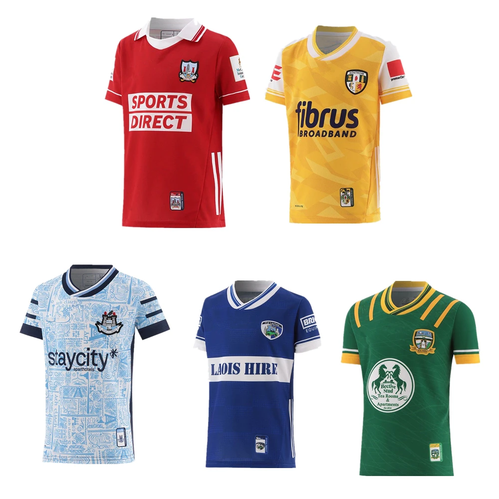 Детская футболка GAA 2025 Mayo Meath Dublin Cork Antrim Laois Longford Louth детские молодежные
