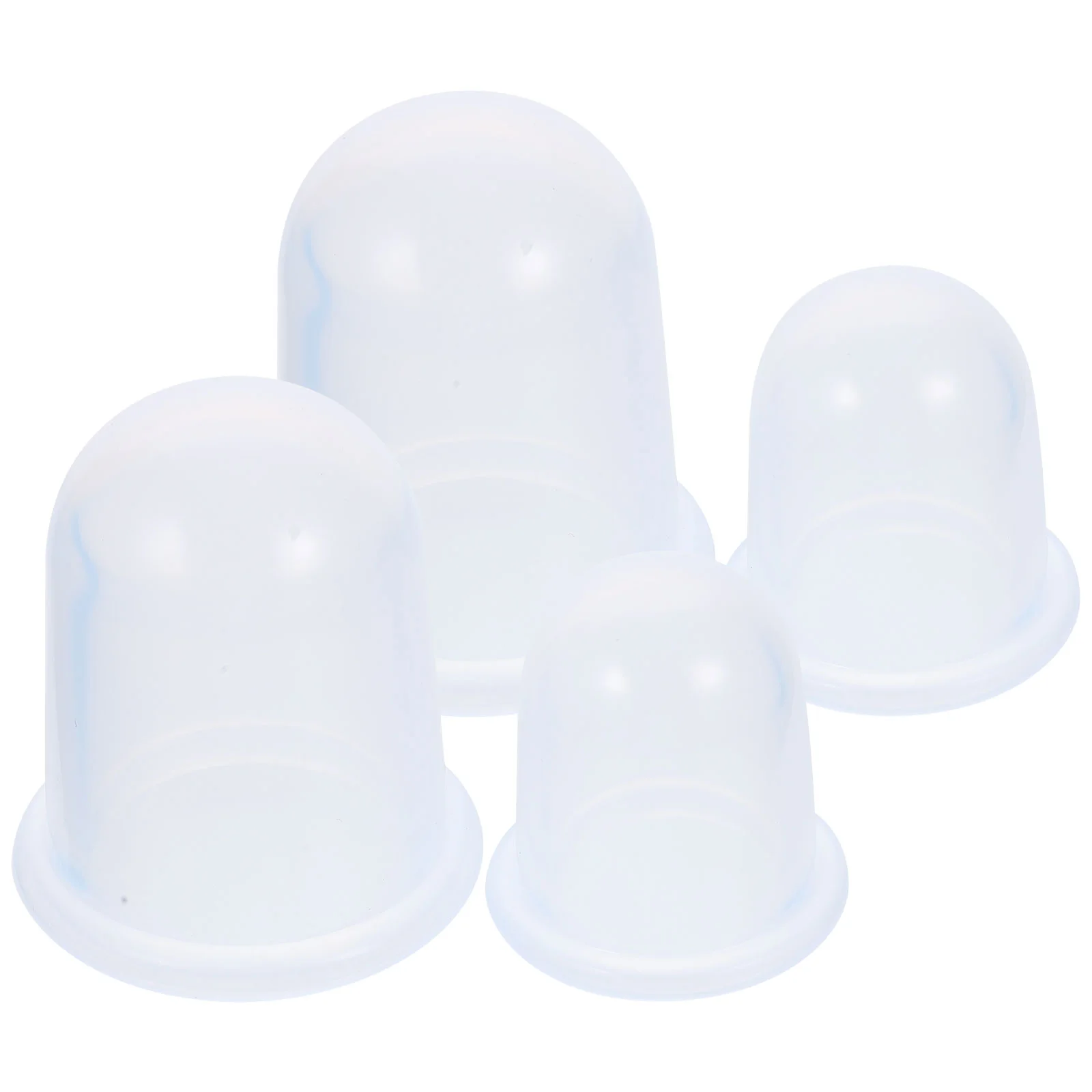 

4pcs Body Cupping Cups Household Vacuum Cupping Silicone Fire Cupping Jars