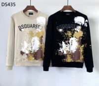 new dsquared2 mens ladies couple d2 simple splattered print long sleeve dsq2 knit crew neck distressed sweater m xxxl ds435
