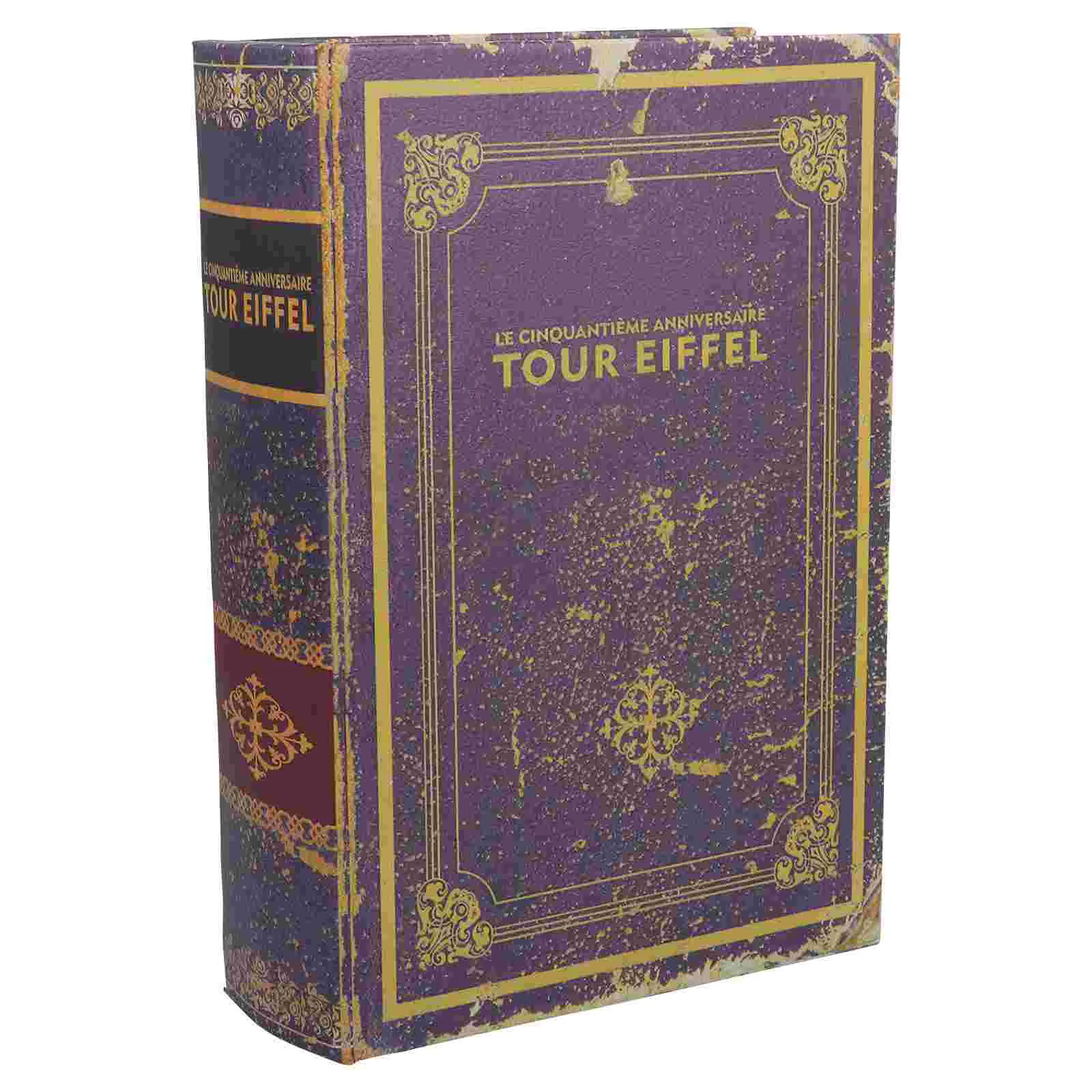 

Fake Book Desktop Decor Wooden Jewelry Container Coffe Table Table Decor Vintage Decor Book Decorate Keepsake Home decor