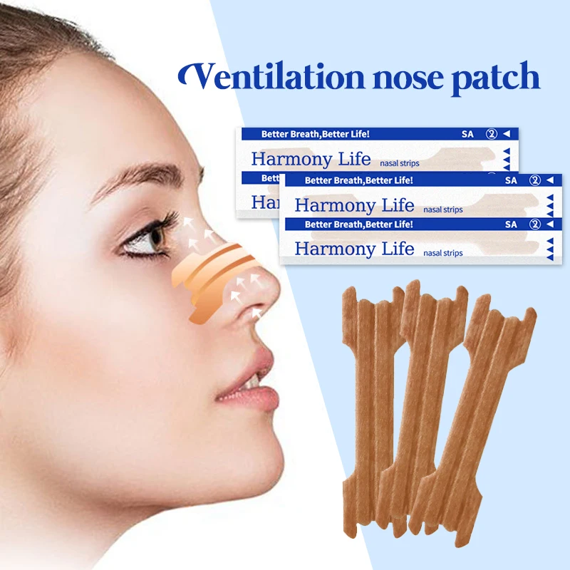 

100PCS Ventilation Nasal Stickers Adult Nasal Stickers Relieve Nasal Congestion Long-lasting Sleep Ventilation Health Care
