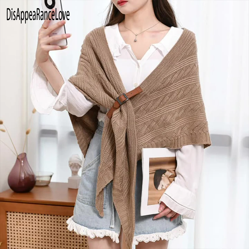

2022 Woman Winter Scarf Fashion Female Shawls Cotton Handfeeling Wraps Solid Color Autumn Hijab Swester
