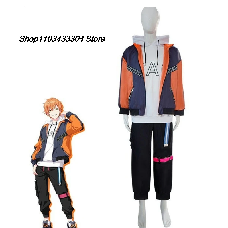 Project Sekai Colorful Stage Shinonome Akito Косплей Костюм Парик PJSK Vivid BAD SQUAD DOGS Одежда Аниме Костюмы