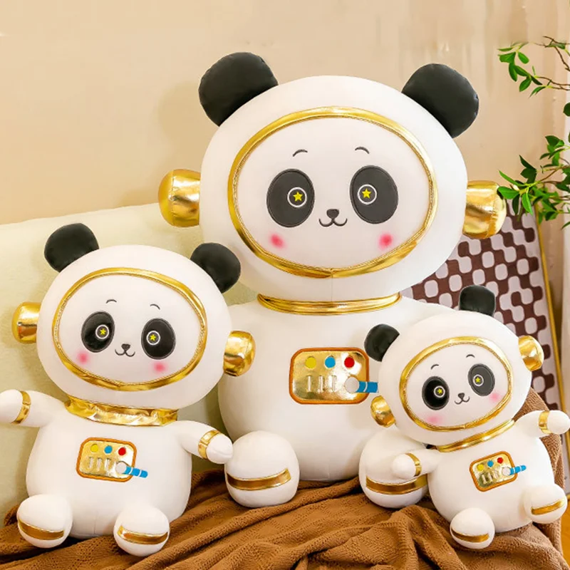 

2022 New 35cm Kawaii Space Panda Doll Children's Plush Toy Doll Bed Sleep Comfort Girl Boy Birthday Gift Cute Room Decoration