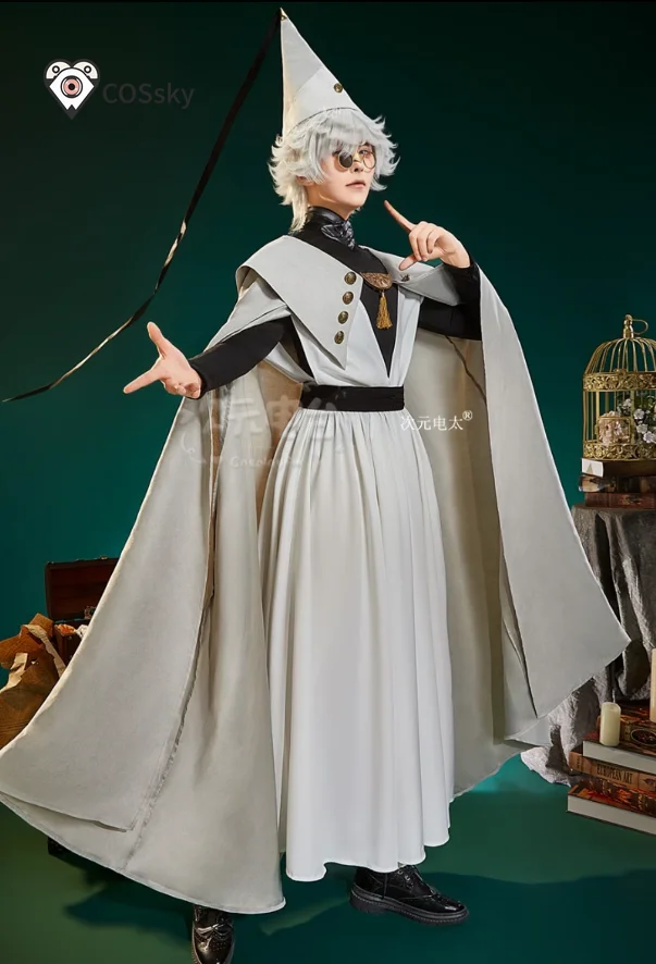 Фото Костюм Qifrey для косплея: Аниме-костюм ведьмы из Atelier, парик, плащ, полный комплект для Хэллоуина и карнавала, высококачественное платье №5