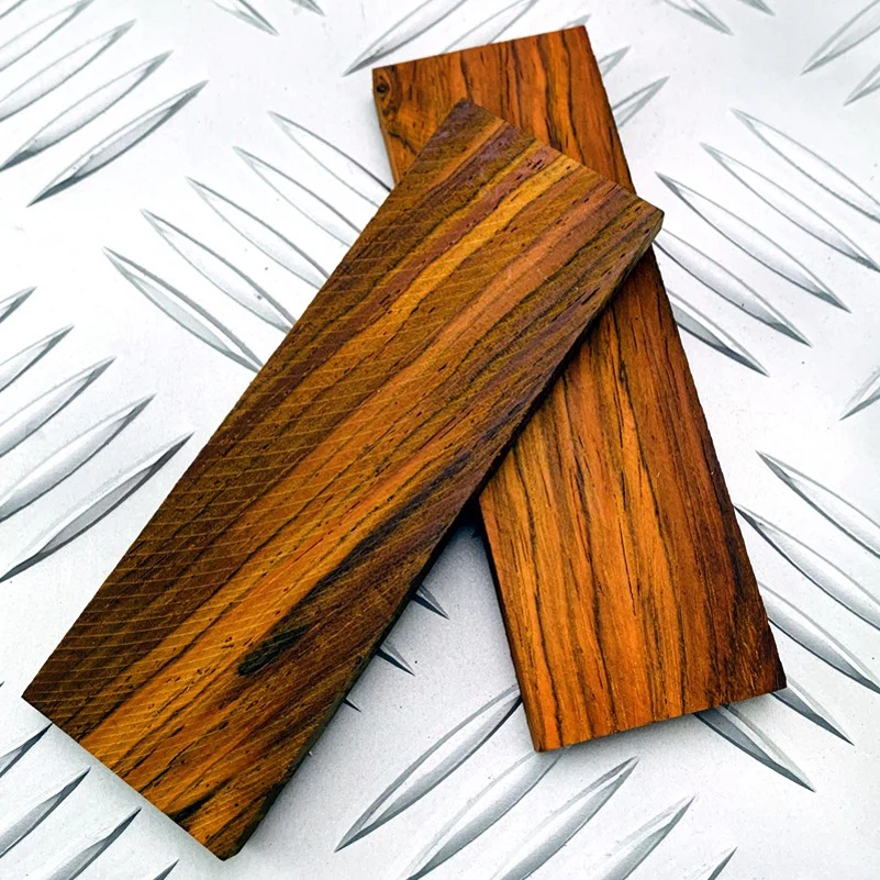 Фото 2 размера 120X40X25 мм 120X40X8 мм деревянная доска Cocobolo сиамская палисандр Dalbergia Retusa пластина для ножей инструменты ручка DIY Mak №5