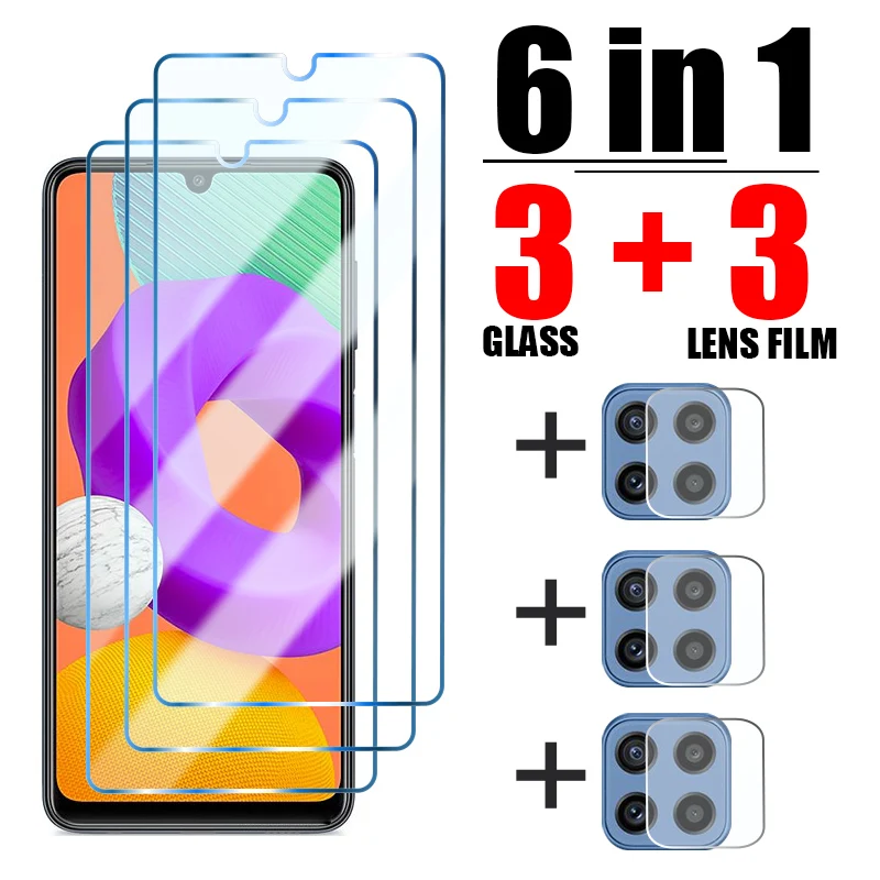 

6in1 Tempered Glass for Samsung A12 A32 A52 A51 A71 A72 Camera Lens Screen Protector on Galaxy A70 A20 A10 A21S A31 A50 Glass