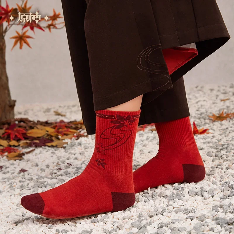 Официальный Genshin Impact Kaedehara Kazuha かpresaøら かずemma Haori Maple Leaf Мужчины Женщины Мода