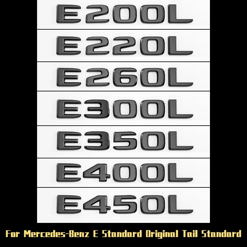 

3D car emblem decorative sticker New ABS logo is suitable for Benz E-class car beautiful and creative decorative accessories