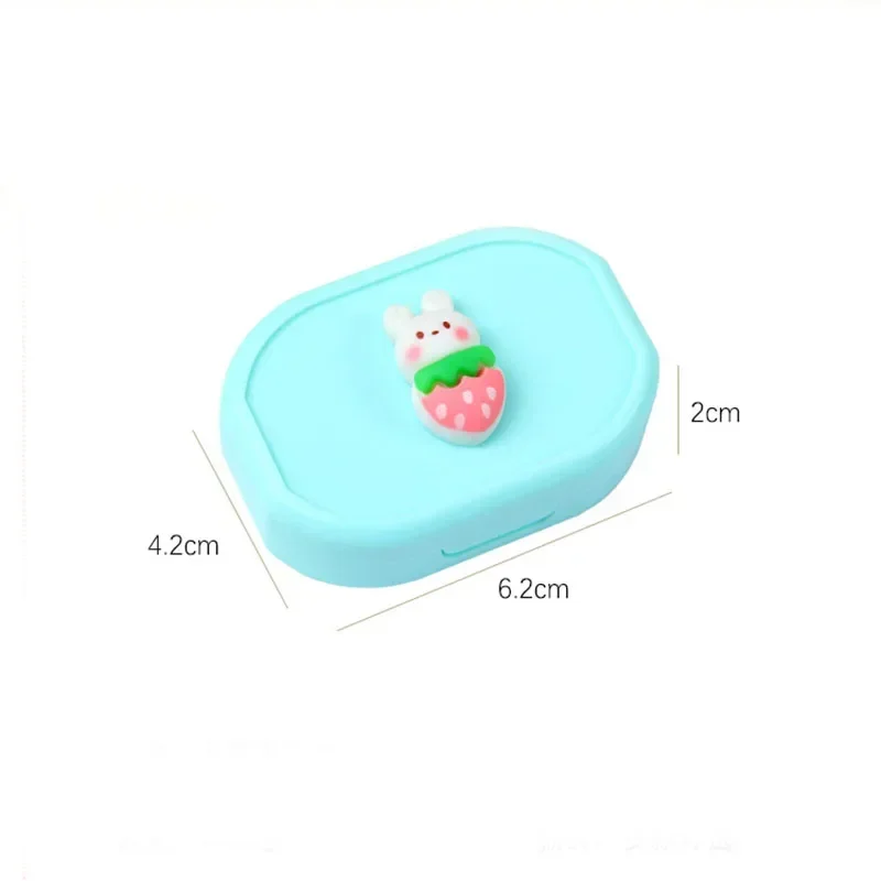 Контейнер для контактных линз с милыми мультяшными рисунками контейнер