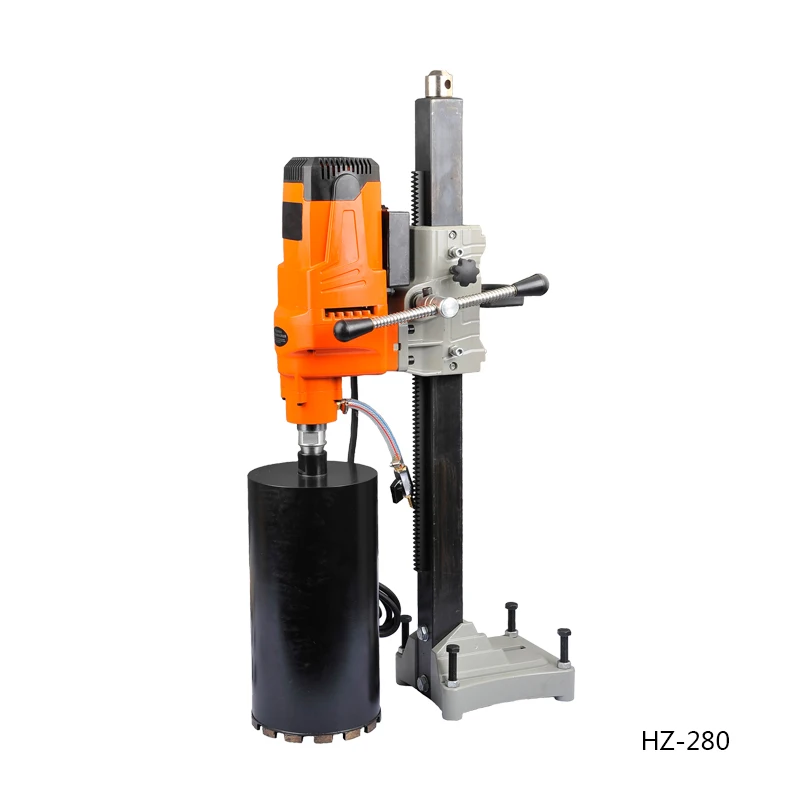 

Top seller Thread 1-1/4-7 UNC / M 22 / 220 V Max hole 280 mm concrete drilling standard wet used stand Drill machine