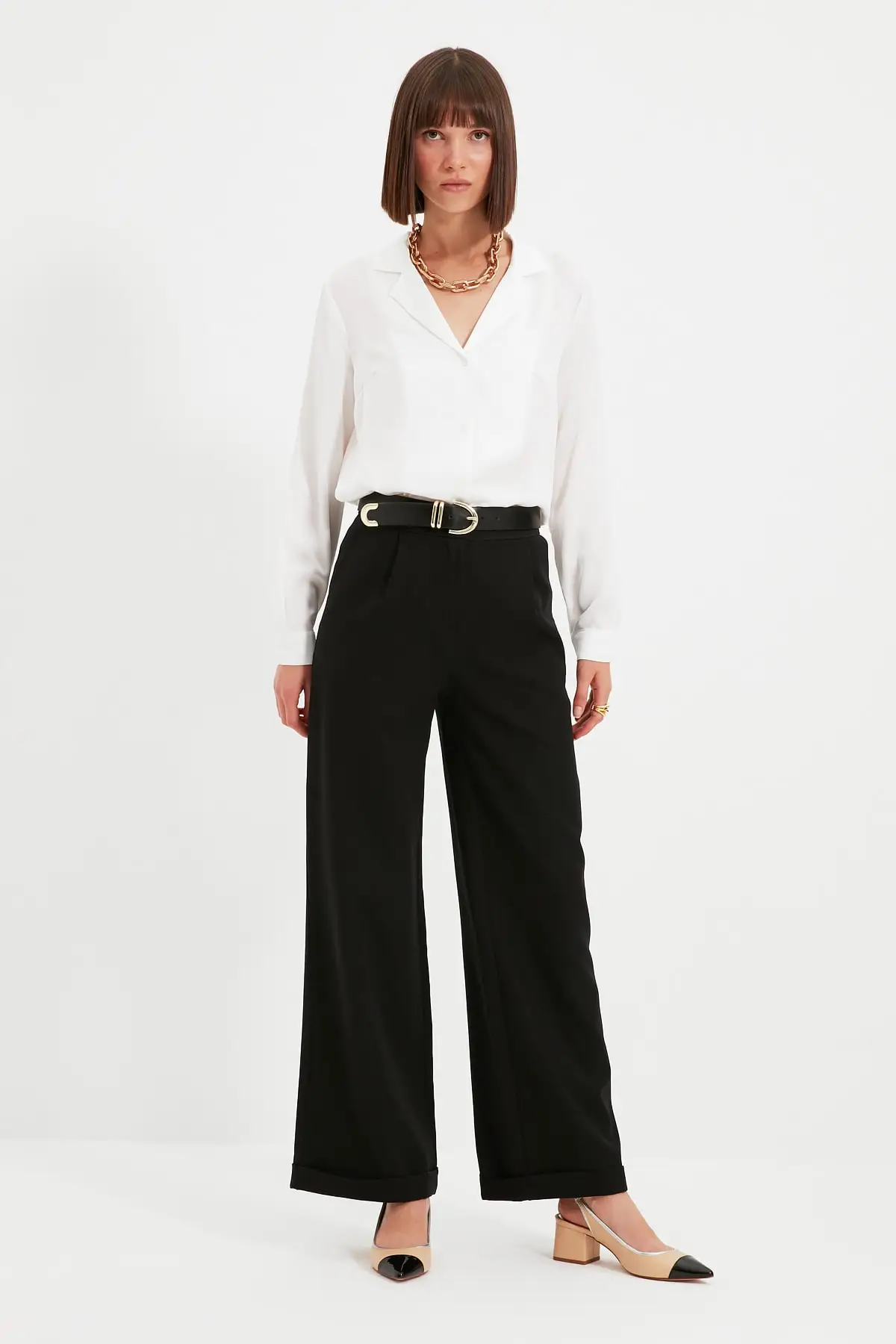 

Trendyol Zipper Pants TWOAW22PL0018