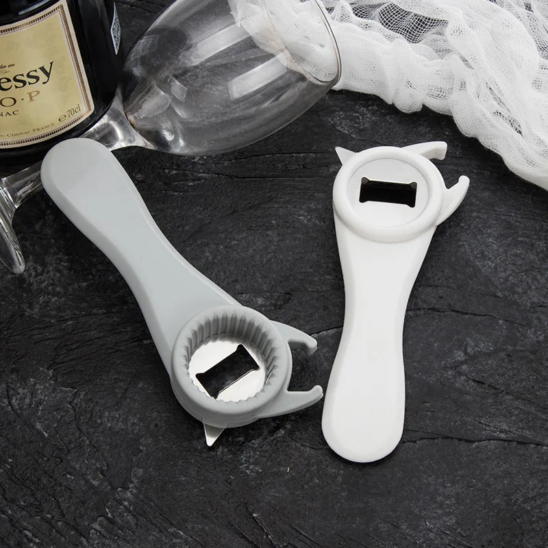 

Creative Four-in-one Multi-purpose Bottle Opener Beverage Cans Beer Opener Can Opener For Easy Storage Beer Opener Kitchen Tool