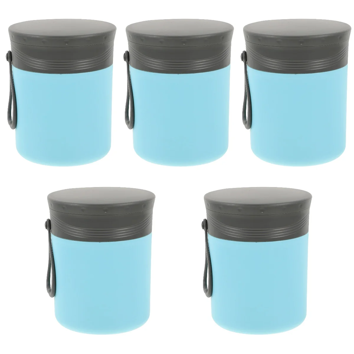 

5x Portable Multi-function Convenient Creative Practical Insulation Soup Cup Insulated Cup With Spoon for School