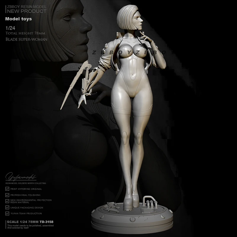

78 мм 1/24 нож девочка каучуковая фигурка женский солдат фотосессия