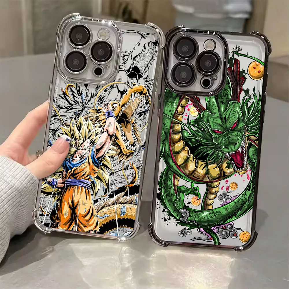 Фото Чехол для Xiaomi 17T 15T 14T Pro, Poco X6 X7 F5 F7 F8 Ultra M7 M8 X8 Pro Max с изображением аниме-персонажей D-Dragons Gokus Balls, силиконовый, мягкий №2