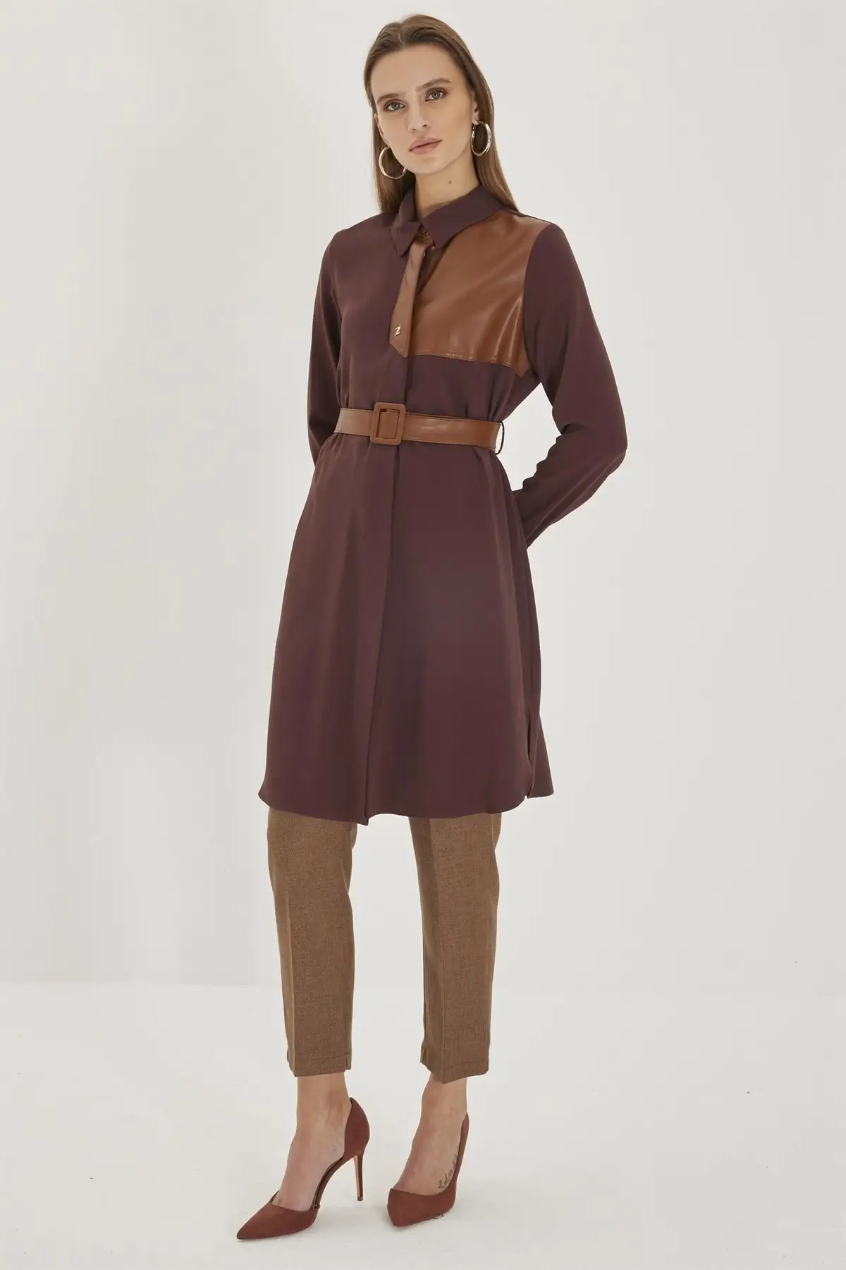 Рисунок 3 - Женское стильное длинное повседневное