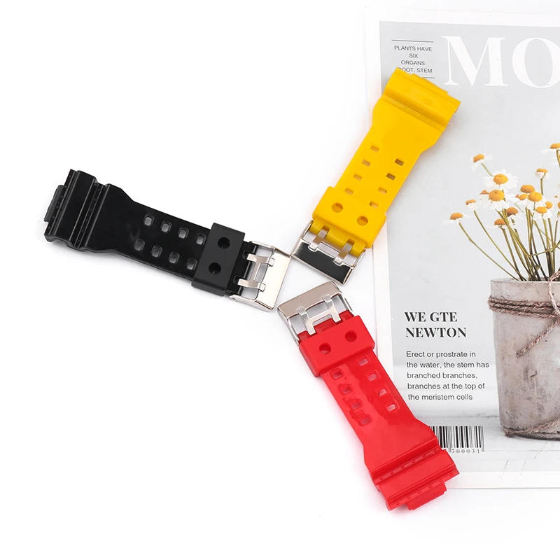 Watch Accessories Resin strap case for Casio G-shock GA110 120 140 GD100 GAX GLS Outdoor Sports Rubber watch strap Watchbands