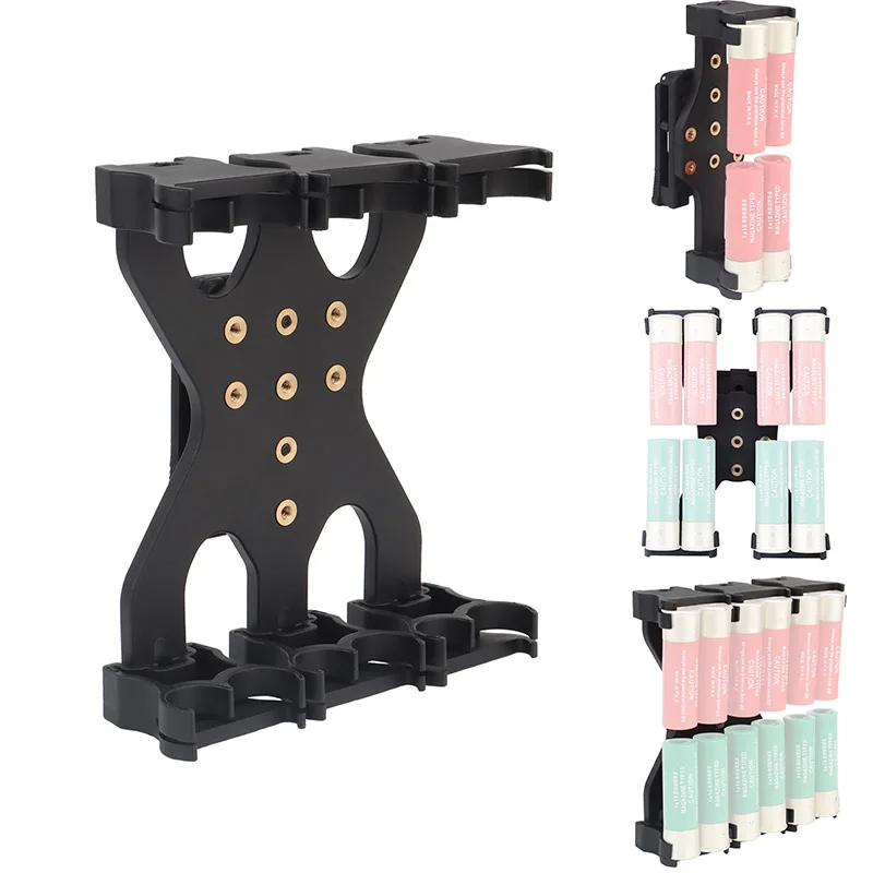 

Tactical 4/8/12 Rounds 12 Gauge Shotgun Shell Holder Adjustable Ammo Pouch Magazine Belt Clip Adapter Hunting Accessories