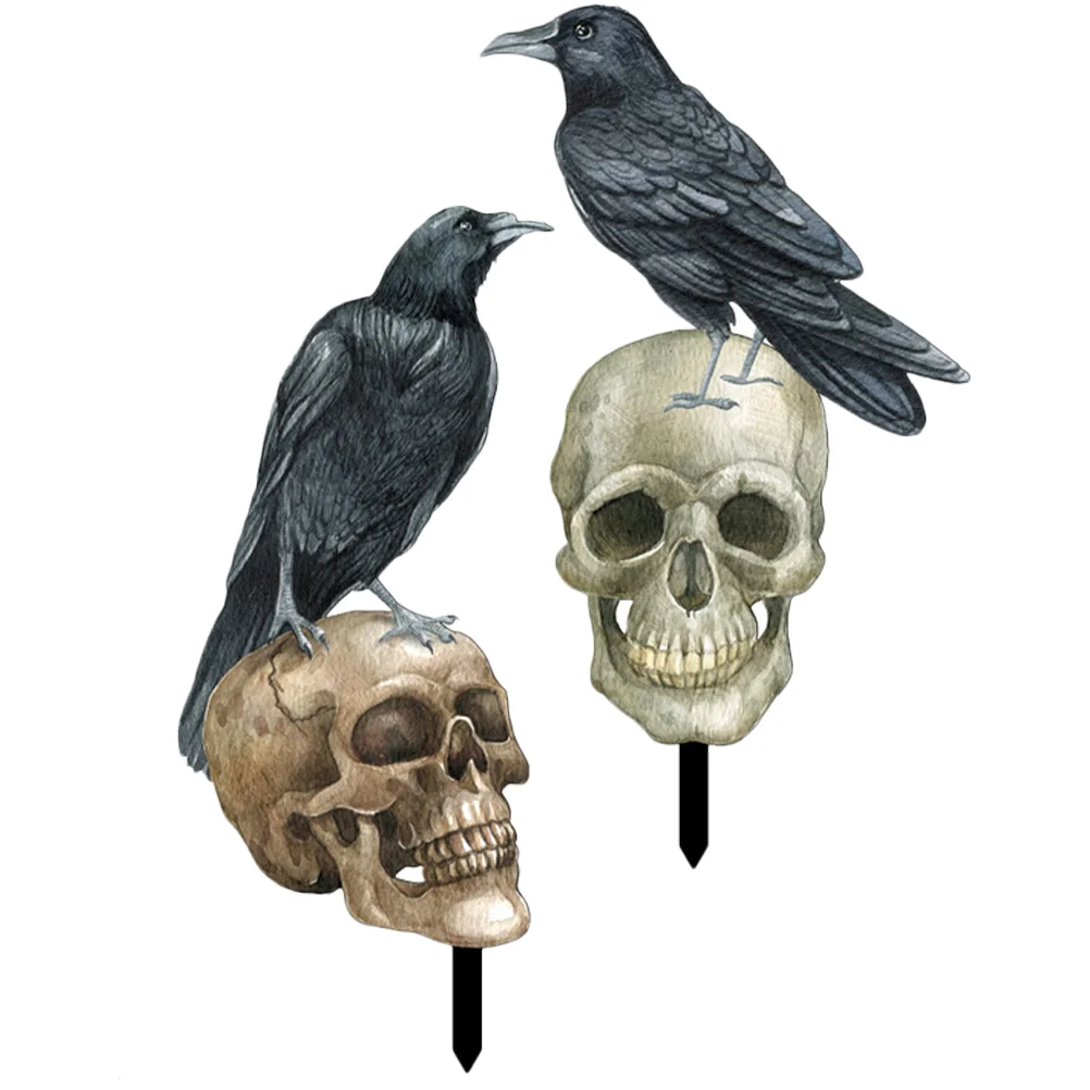 

Outdoor Garden Decor Sign Halloween Party Decors Lawn Decorations Decorative Signs Yard Mirror Wall