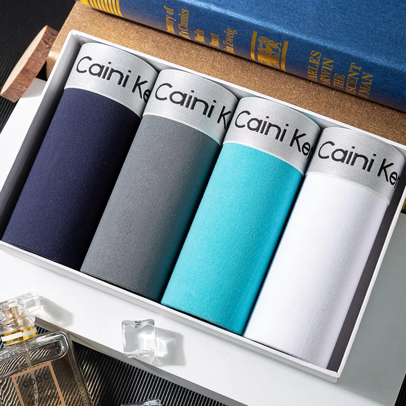 

Трусы-боксеры мужские хлопковые, увлажняющие шорты, брендовые антибактериальные абсорбирующие, эластичные чистые, нижнее белье