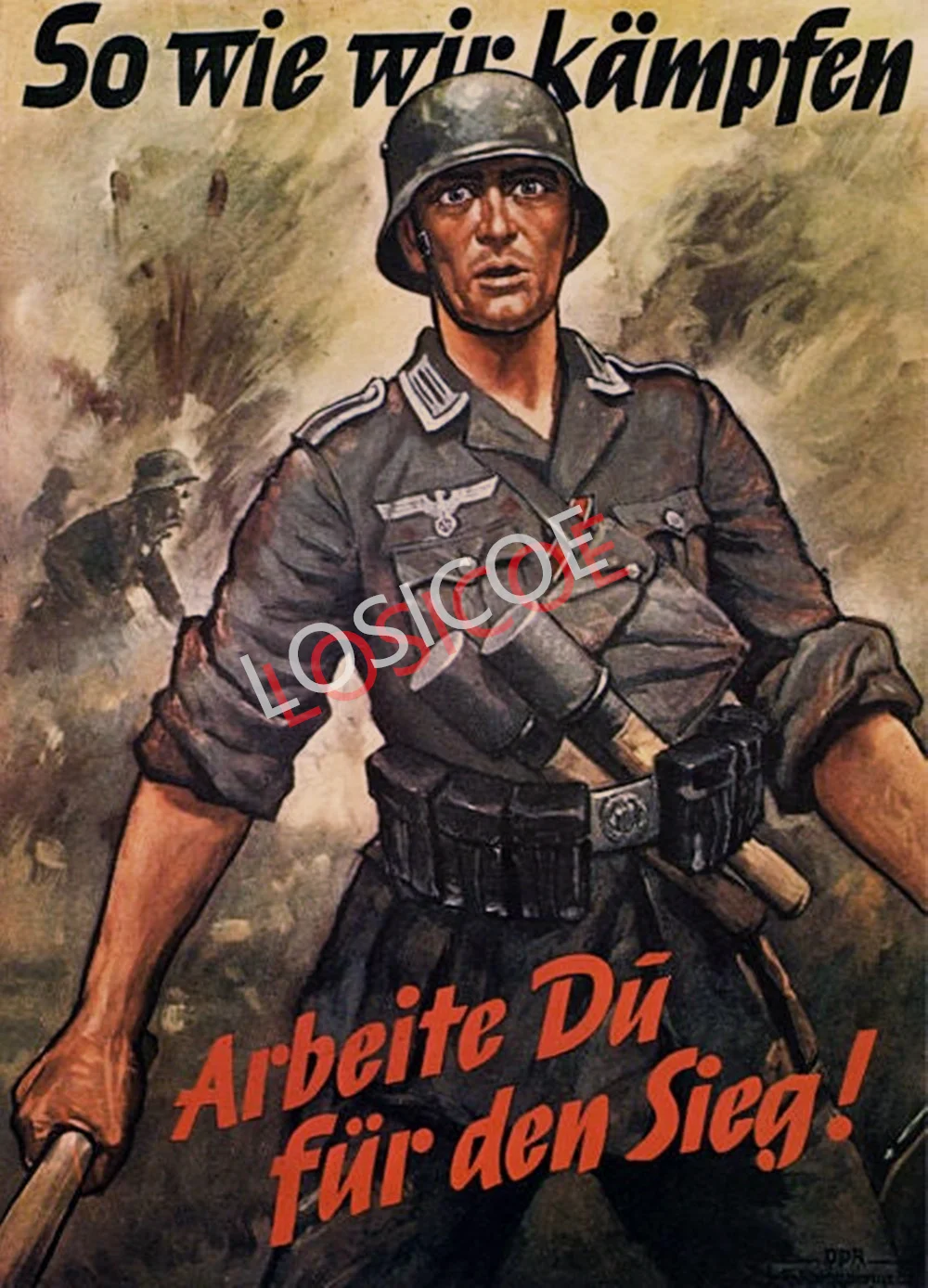 

Wehrmacht soldier Retro WW II German Empire Poster War Military Art Wall Stickers Vintage Kraft Posters and Prints Wall Decor B2