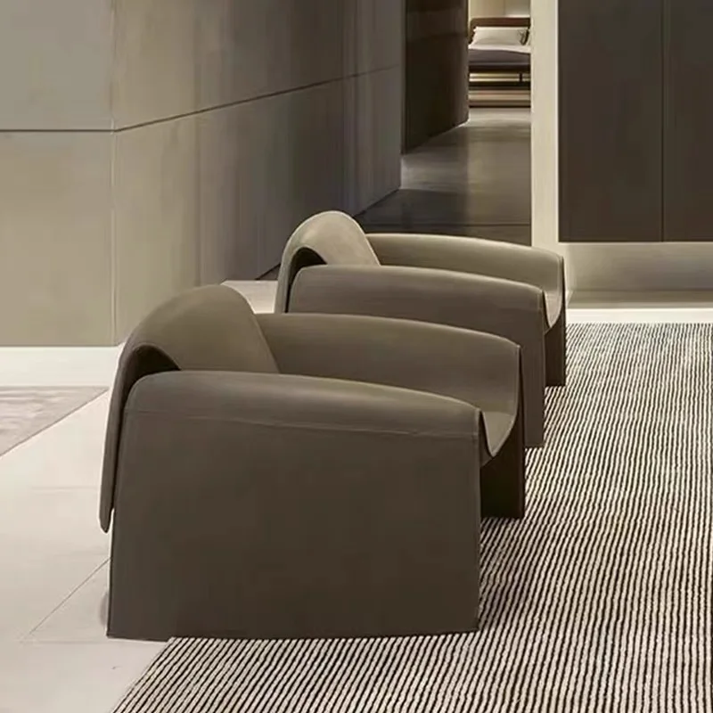 Nordic Single Sofa Chair Creative Designer Crab Chair Italianate Art Style Leisure Chair Living Room Bedroom Chair