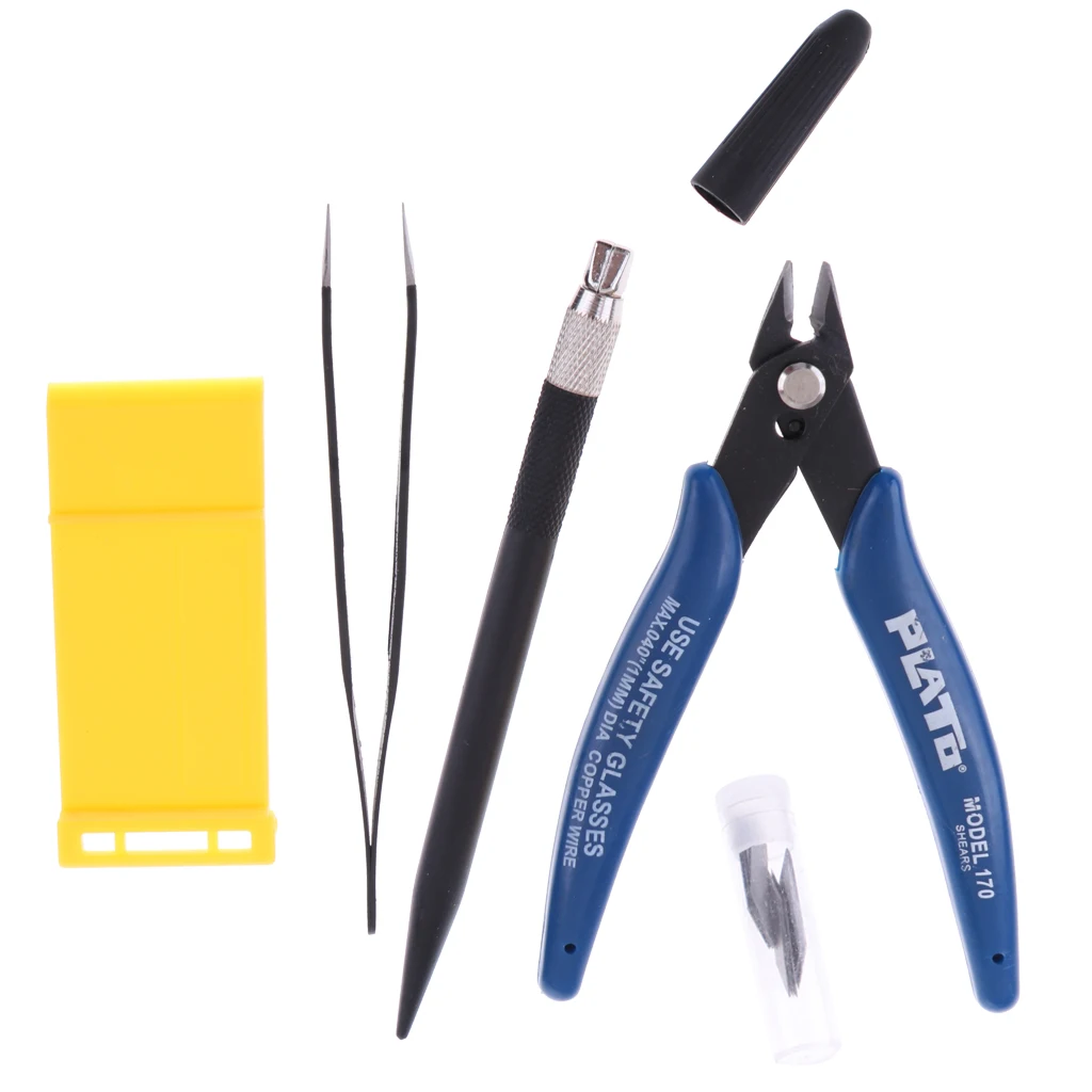 

4 Pieces Modeler Basic Tools Sets Craft Model Building Sculpture Tools Set