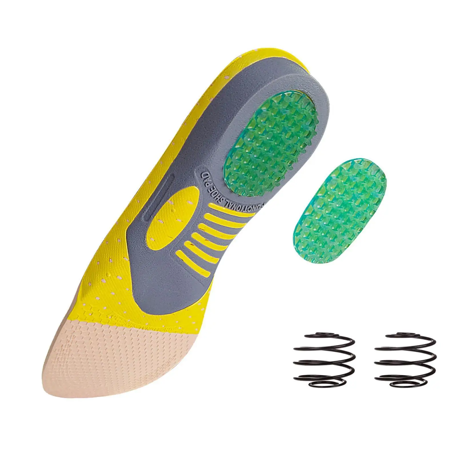 

1 Pair Orthopedic Flat Foot Sole Pad Orthotic Gel Insoles Breathable Large