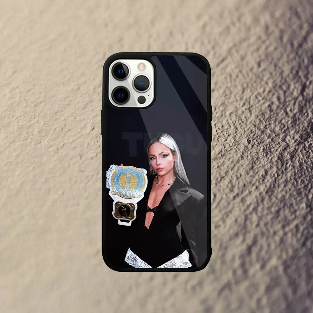 Фото Чехол для телефона W-WWE L-Liv Morgan для iPhone 17,16,15,14,13,12,11, Pro, Max, Plus, Mini,SE4,E с магнитной беспроводной зарядкой Magsafe №4