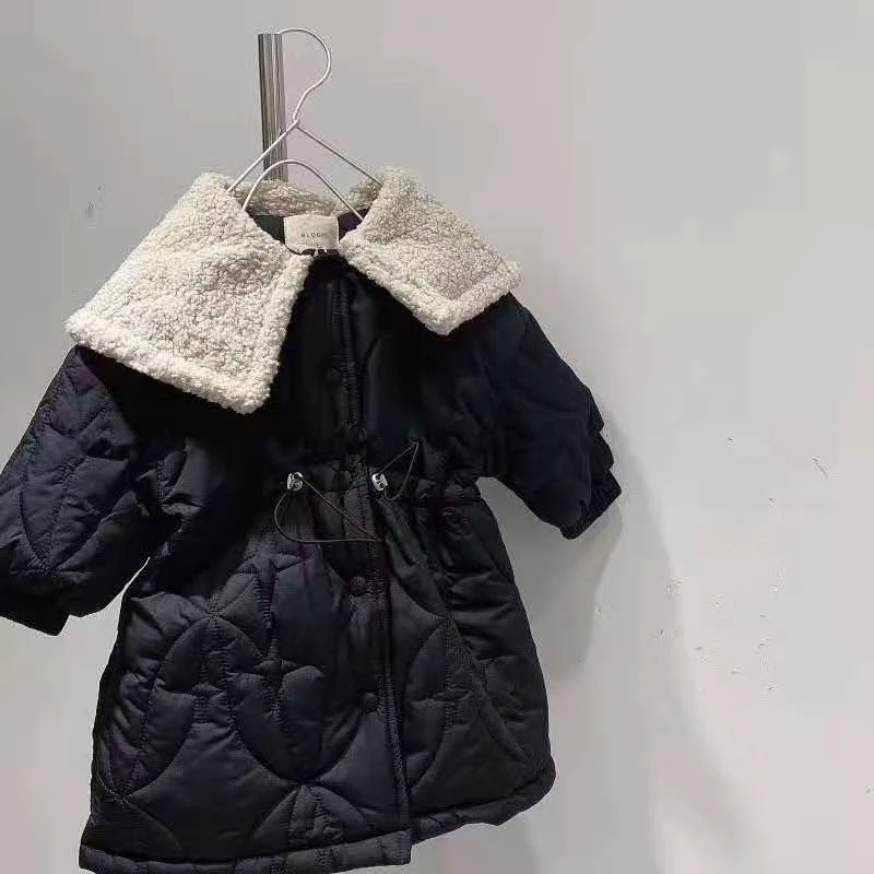 

MILANCEL Winter Kids Padded Jacket Children Thick Warm Cotton Clothes Girls Tops