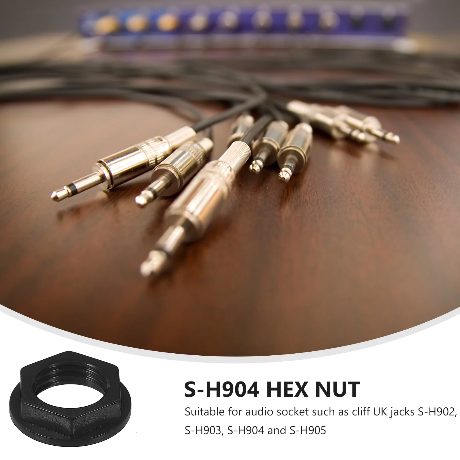 Шестигранная гайка для Cliff UK Jacks S-H902 / 903 904 905 (черная) jack шестигранная