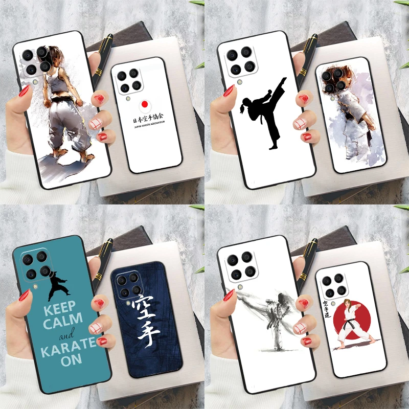 Фото Японский боевой чехол для каратэ Girl для Samsung Galaxy M32 M31 M12 M52 M13 M33 M53 M11 M51 M15 M55 M14 M34 M54 M20 M30s №1
