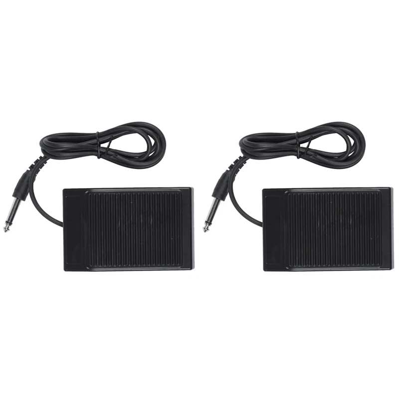 

2X Foot Switch Pedal For Power Supply Black Tattoo Machine Accessory Feet Tools
