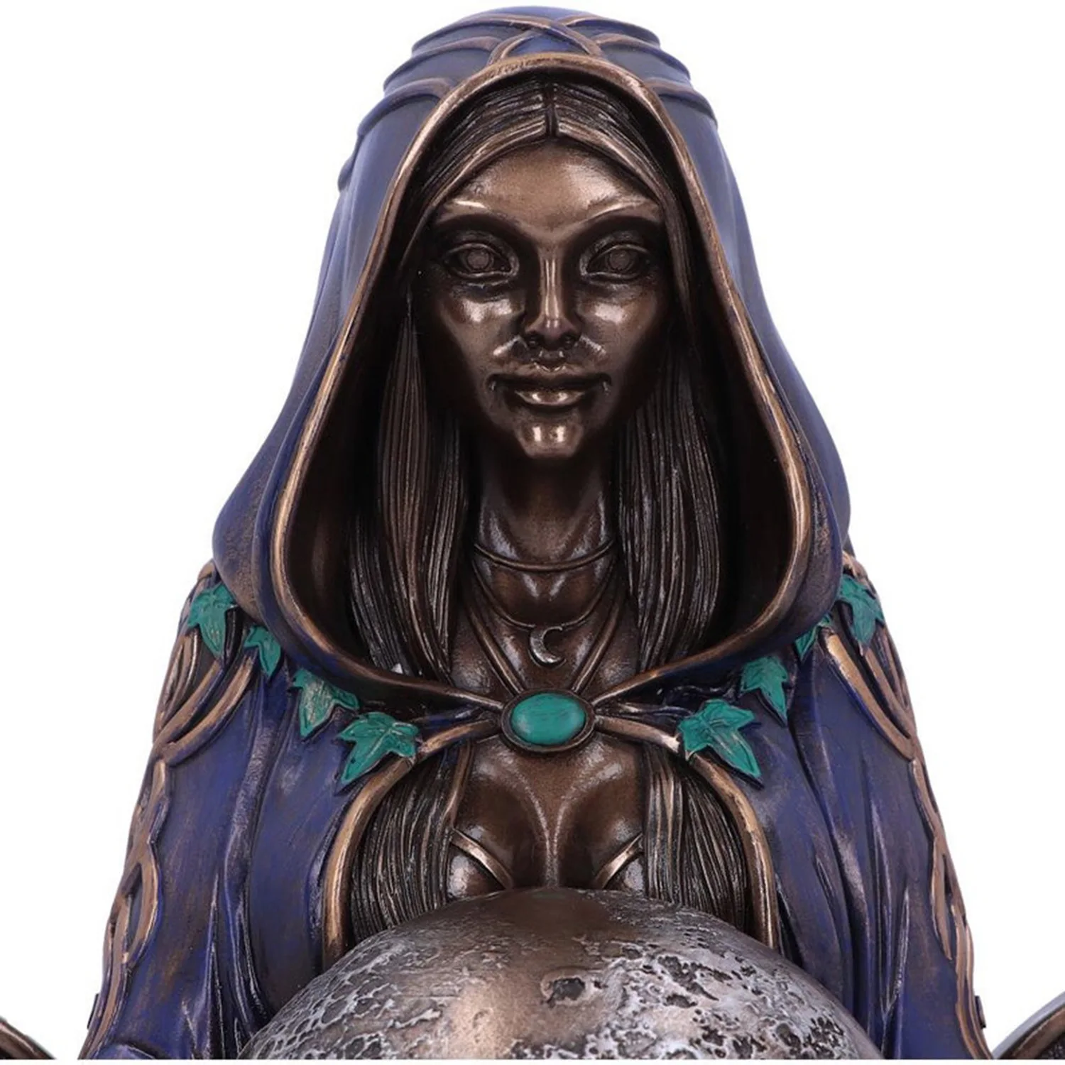 P-jsmen Mother Earth Goddess Statue Gaia Statue Halloween Millennial Gaia Figurine Handmade Resin Sculpture Ornament Home Decor