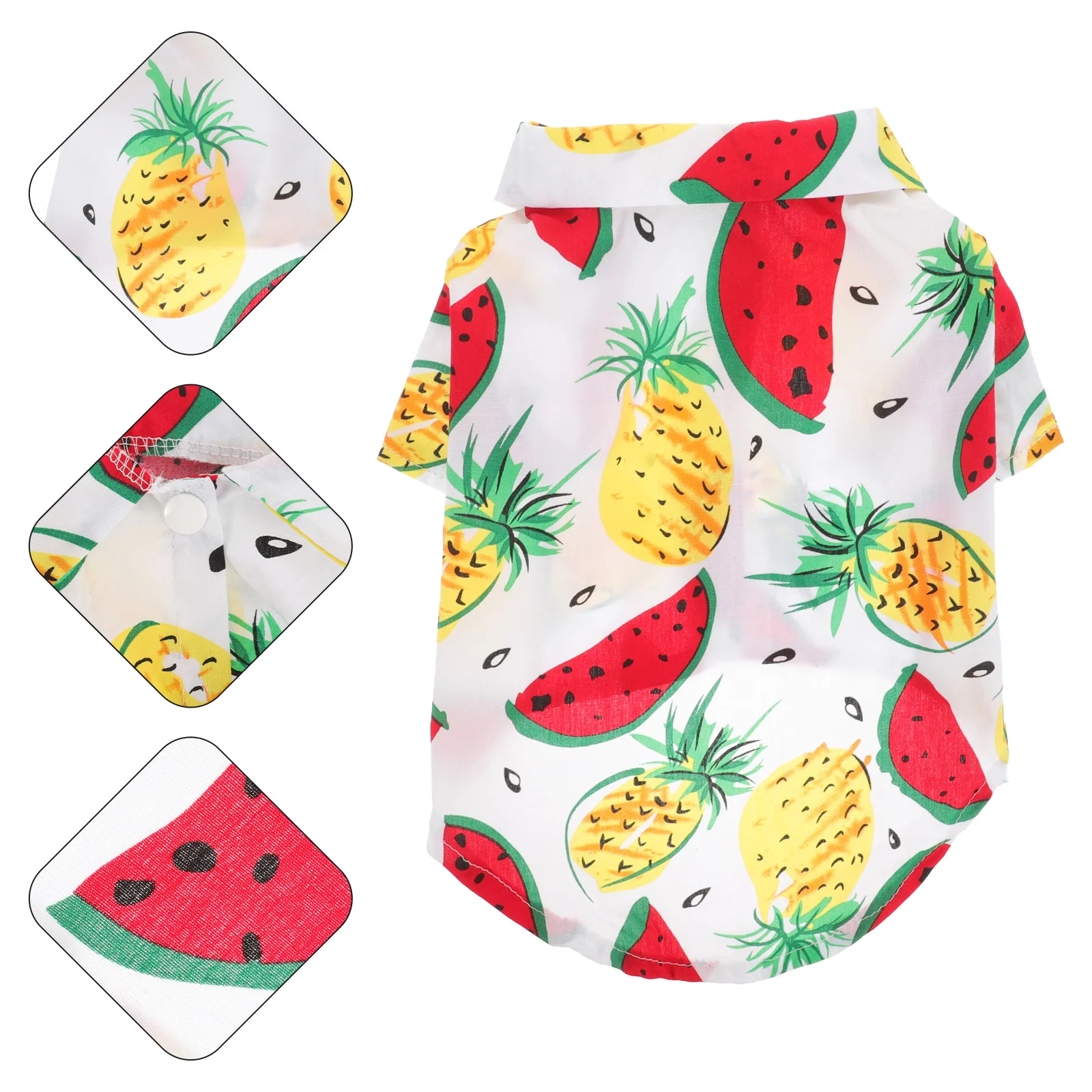 

Clothes Pets Dog Summer Coat Cartoon Apparel Decorative Adorable Garment Skin-friendly Shirt Dress